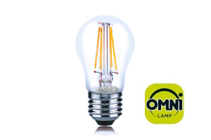 Integral ILGOLFE27NC029 - OMNI FILAMENT GOLF BALL BULB E27 470LM 4W 2700K NON-DIMM 300 BEAM CLEAR