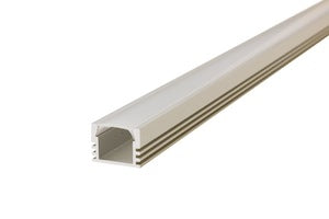 Integral ILPFS011 - PROFILE ALUMINIUM SURFACE MOUNT 2M FROSTED DIFFUSER 16 X 12MM