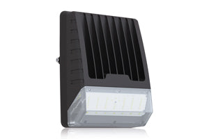 Integral ILWPB002 - OUTDOOR WALL PACK ANGULAR LIGHT SENSOR IP65 5500LM 50W 4000K 120 BEAM BLACK