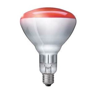 IR240150E-8-VI - 240v 150w E27 Red Hard Glass R125