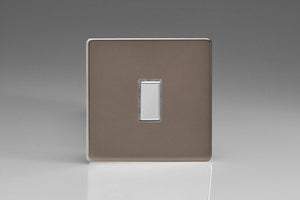 Varilight JDRES001S - 1-Gang Tactile Touch Control Dimming Slave for use with Multi-Point (formerly Eclique2) Master on 2-Way Circuits