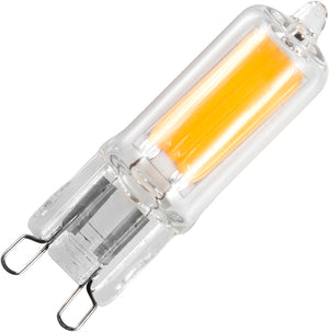Schiefer L022340227 - LED G9 Full Glass T14x47mm 230V 190Lm 2W 827 330deg AC Clear N-Dim BL LED Bulbs Schiefer - The Lamp Company