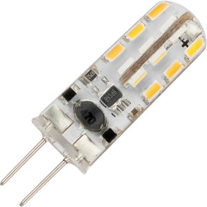Schiefer L022451327 - LED G4 T11x35mm 12V 100Lm 1.5W 827 AC/DC Clear Dim Silicon LED Bulbs Schiefer - The Lamp Company