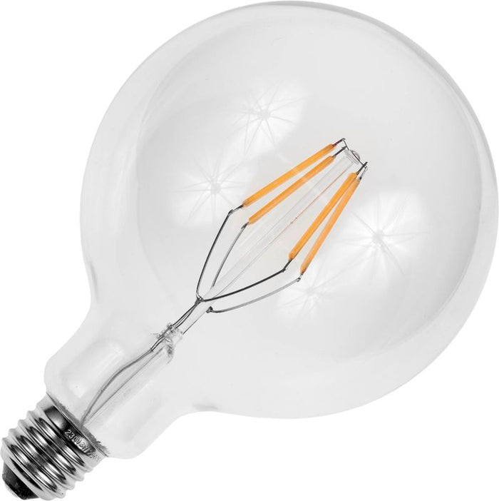 Schiefer L023825309 - E27 Filamentled Globe G125x180mm 230V 280Lm 4W 922 AC Clear Dim