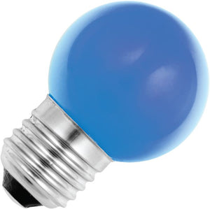 Schiefer L027241226 - LED E27 Ball G45x68mm 230V 1W Blue 320deg AC Non-Dim LED Bulbs Schiefer - The Lamp Company