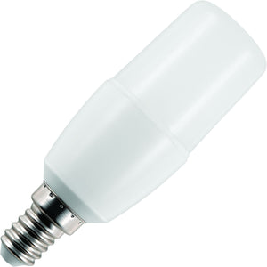 Schiefer L143864830 - LED E14 Stick T38x108mm 95-265V 640Lm 7W 830 270deg AC Opal Non-Dim LED Bulbs Schiefer - The Lamp Company
