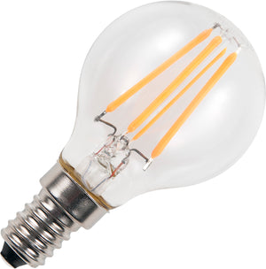 Schiefer L147230927 - E14 Filamentled Ball G45x75mm 230V 400Lm 4W 827 AC Clear Dim LED Bulbs Schiefer - The Lamp Company