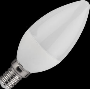 Schiefer L149147001 - LED DTW (CTA) E14 Candle C37x105mm 230V 450Lm 6W 920-927 270deg OP Dim LED Bulbs Schiefer - The Lamp Company
