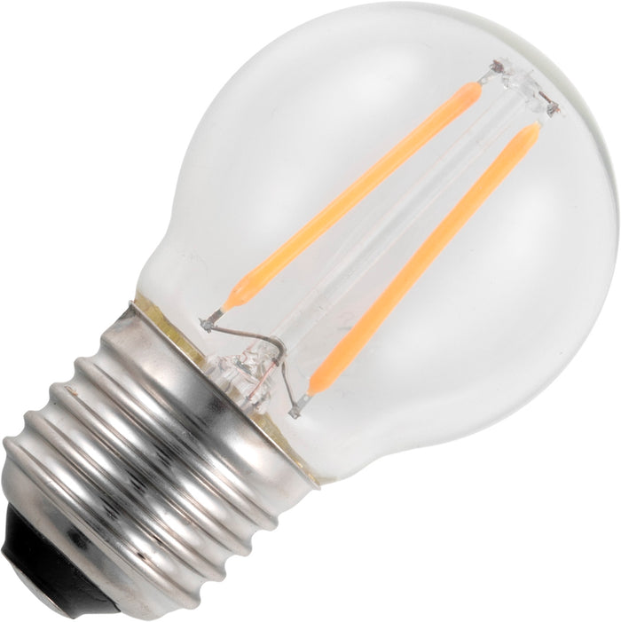 Schiefer L277215922 - E27 Filamentled Ball G45x75mm 230V 140Lm 2W 822 AC Clear Non-Dim