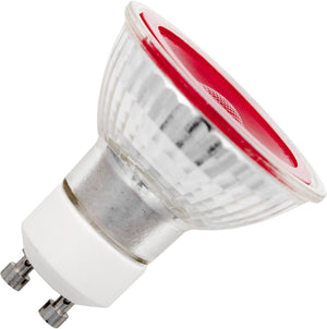 Schiefer L641770502 - LED GU10 Glass 50x54mm 230V 5W 38deg Red AC Dim LED Bulbs Schiefer - The Lamp Company