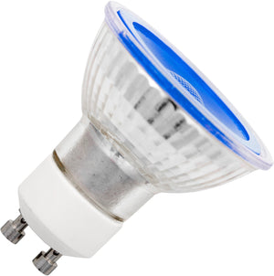 Schiefer L641770506 - LED GU10 Glass 50x54mm 230V 5W 38deg Blue AC Dim LED Bulbs Schiefer - The Lamp Company