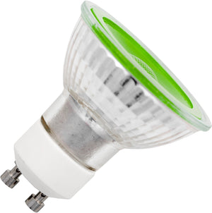 Schiefer L641770593 - LED GU10 Glass 50x53mm 230V 5W 38deg Green AC Non-Dim LED Bulbs Schiefer - The Lamp Company