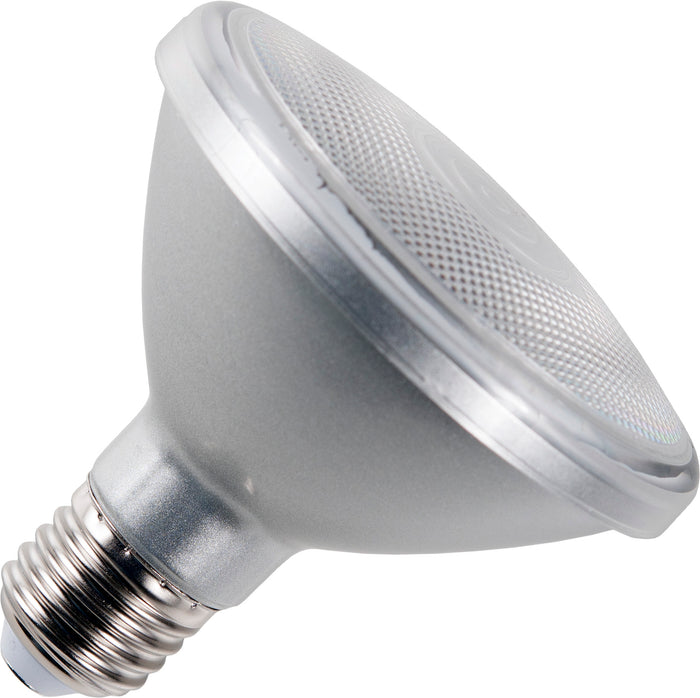 Schiefer L642775827 - LED E27 PAR30 95x95mm 230V 650Lm 10W 827 36deg AC Silver Dim IP65