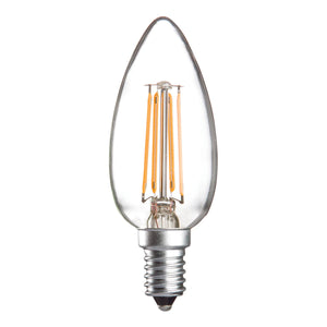 Casell Filament LED Candle 240v 4w E14 440lm 2700°k Dimmable - 0635635589097