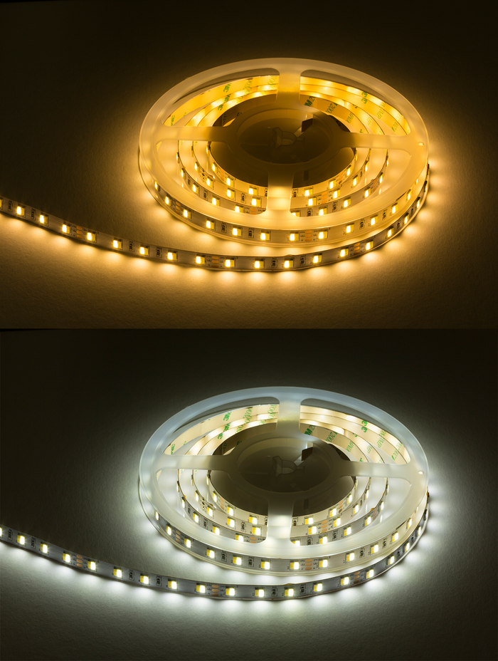 Knightsbridge LEDF24CCT Flex LED 24V IP20 CCT Colour Temperature Adjustable  - 5 metres