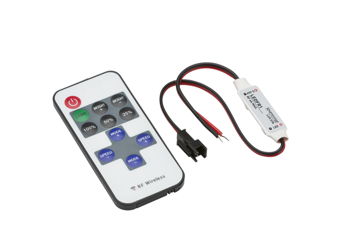 Knightsbridge LEDFR1 12/24V IR Controller and Remote - Single Colour