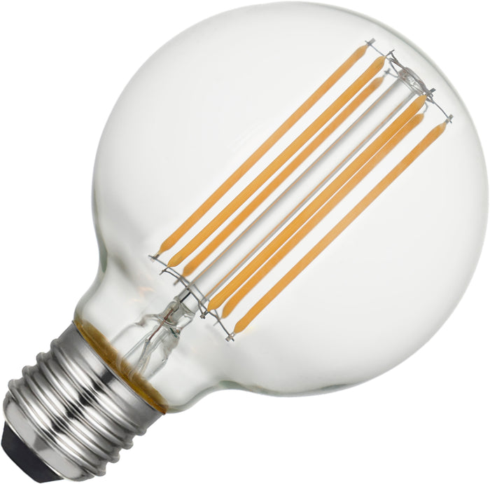 Schiefer LF023815502 - E27 Filamentled Globe G80x120mm 230V 470Lm 5.5W 925 FF AC Clear Dim