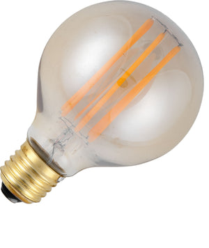 Schiefer LF023815505 - E27 Filamentled Globe G80x120mm 230V 400Lm 6.5W 922 AC Gold Dim LED Bulbs Schiefer - The Lamp Company