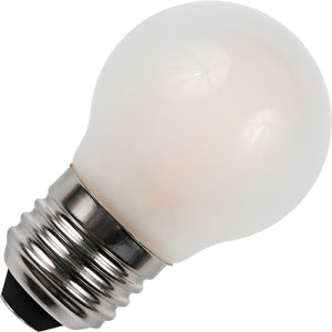 Schiefer LF023820301 - E27 Filamentled Ball G45x75mm 230V 320Lm 4W 925 AC Frosted Dim LED Bulbs Schiefer - The Lamp Company