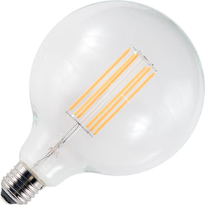 Schiefer LF023825509 - E27 Filamentled Globe G125x180mm 230V 470Lm 6.5W 922 AC Clear Dim LED Bulbs Schiefer - The Lamp Company