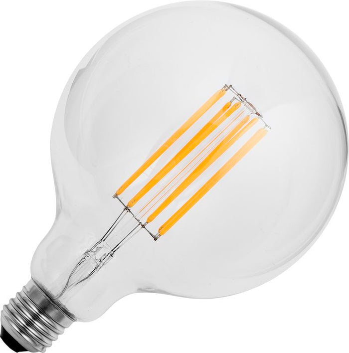 Schiefer LF023825809 - E27 Filamentled Globe G125x180mm 230V 550Lm 8W 922 AC Clear Dim