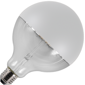 Schiefer LF023825832 - E27 Filamentled Globe Top-Mirror G125 230V 470Lm 6.5W 925 AC White Dim LED Bulbs Schiefer - The Lamp Company