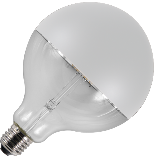 Schiefer LF023825832 - E27 Filamentled Globe Top-Mirror G125 230V 470Lm 6.5W 925 AC White Dim