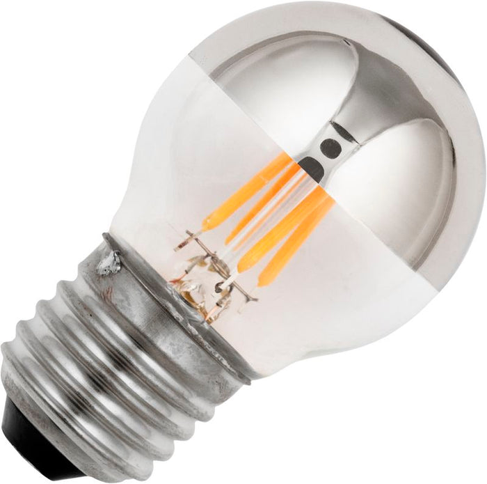 Schiefer LF023880312 - E27 Filamentled Ball Top-Mirror G4x72mm 230V 250Lm 4W 925 Silver Dim