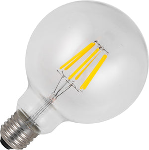 Schiefer LF023880602 - E27 Filamentled Globe G95x135mm 230V 470Lm 5.5W 925 AC Clear Dim LED Bulbs Schiefer - The Lamp Company