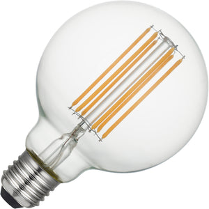 Schiefer LF023881602 - E27 Filamentled Globe G95x135mm 230V 470Lm 5.5W 925 AC Clear Dim LED Bulbs Schiefer - The Lamp Company