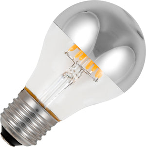 Schiefer LF023890512 - E27 Filamentled GLS Top-Mirror A60x105mm 230V 400Lm 6.5W 925 AC Silver LED Bulbs Schiefer - The Lamp Company