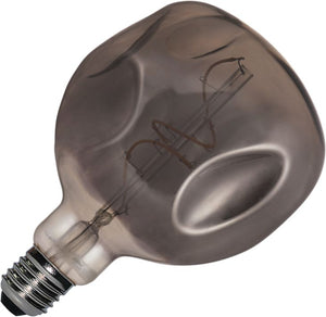 Schiefer LF023911103 - E27 Filamentled FleX Mystery G125x176mm 230V 100Lm 4W 822 AC Smoke Dim LED Bulbs Schiefer - The Lamp Company