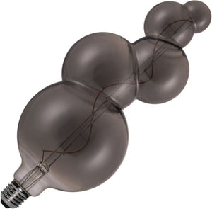 Schiefer LF023911303 - E27 Filamentled BIG FleX Bubble-5 125x325mm 230V 100Lm 4W 822 AC Smoke LED Bulbs Schiefer - The Lamp Company