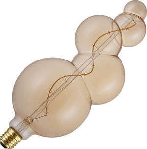 Schiefer LF023911305 - E27 Filamentled BIG FleX Bubble-5 125x325mm 230V 140Lm 4W 920 Gold Dim LED Bulbs Schiefer - The Lamp Company