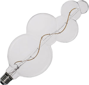 Schiefer LF023911309 - E27 Filamentled BIG FleX Bubble-5 125x325mm 230V 190Lm 4W 922 AC Clear LED Bulbs Schiefer - The Lamp Company