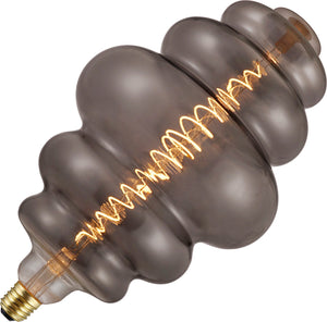 Schiefer LF023911503 - E27 Filamentled BIG FleX Lampion 200x335mm 230V 140Lm 6W 822 Smoke Dim LED Bulbs Schiefer - The Lamp Company