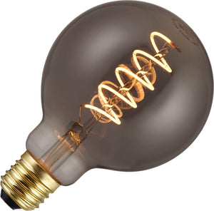 Schiefer LF023980303 - E27 Filamentled FleX AX Globe G95x135mm 230V 100Lm 4.5W 922 Smoke Dim LED Bulbs Schiefer - The Lamp Company