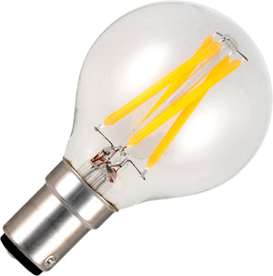 Schiefer LF024030307 - Ba15d Filamentled Ball G45x75mm 230V 320Lm 4W 927 AC Clear Dim LED Bulbs Schiefer - The Lamp Company