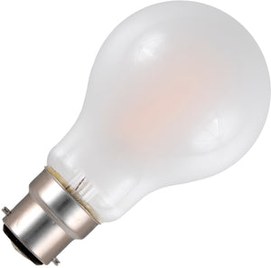 Schiefer LF024070501 - Ba22d Filamentled GLS A60x105mm 230V 400Lm 5.5W 925 AC Frosted Dim LED Bulbs Schiefer - The Lamp Company