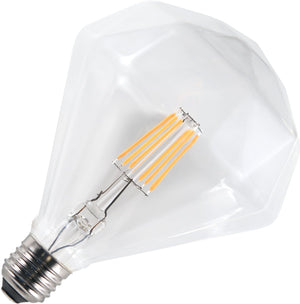 Schiefer LF024102409 - E27 Filamentled Diamond 120x156mm 230V 400Lm 5.5W 922 AC Clear Dim LED Bulbs Schiefer - The Lamp Company