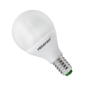 PLCG7SES-82-ME - 240v 7w E14 Col:827 G45x83mm Energy Saving Light Bulbs Megaman - The Lamp Company