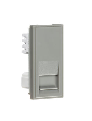 Knightsbridge NETBTSGY Modular Telephone slave Outlet - Grey - Knightsbridge - Sparks Warehouse