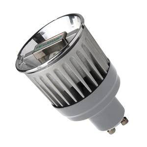 P16L7-CW-ME - 240v 7W LED GU10 51mm Flood 4000k CW LED Bulbs Megaman - The Lamp Company