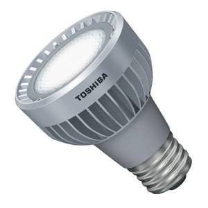 P20L9ES-CW-TO - Par20 240v 9w E27 40Deg 4000k 400cd LED Bulbs Toshiba - The Lamp Company
