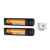 Shadow Equestrian Heater Pack (D) 4kW XT Ultra Low Glare Heating Power  Soft-start Timer Control