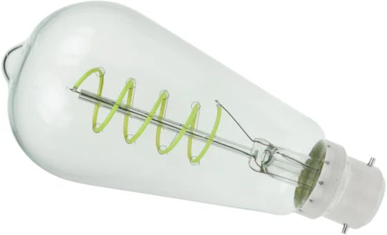 ProLite ST64/FILDIM/4W/BC/GREEN - Funky Filament 4w ST64 LED Dimmable Green - BC