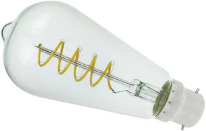 ProLite ST64/FILDIM/4W/BC/YELLOW - Funky Filament 4w ST64 LED Dimmable Yellow - BC
