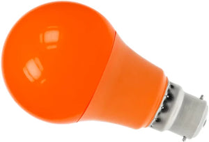 ProLite GLS/LED/6W/BC/ORANGE/D - Polycarbonate 6w LED GLS Dimmable Orange - BC