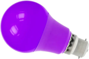 ProLite GLS/LED/6W/BC/PURPLE/D - Polycarbonate 6w LED GLS Dimmable Purple - BC