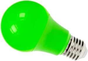 ProLite GLS/LED/6W/ES/GREEN/D - Polycarbonate 6w LED GLS Dimmable Green - ES